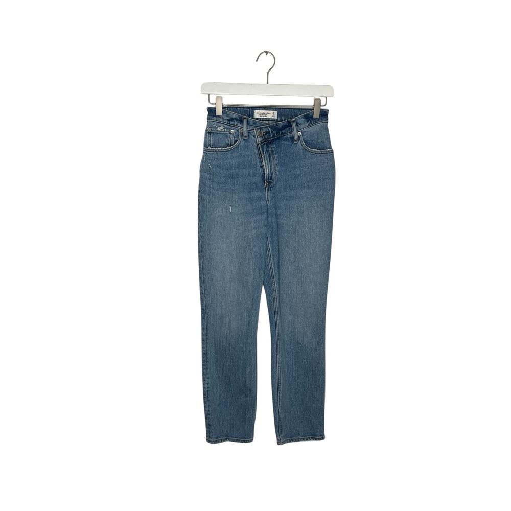 ABERCROMBIE & FITCH The 90's Straight Ultra High Rise Size 25/0